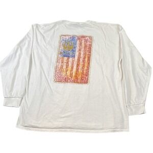 Ruger‎ Firearms Big Back Graphic Shirt Mens 3XL White Long Sleeve Distressed Tee